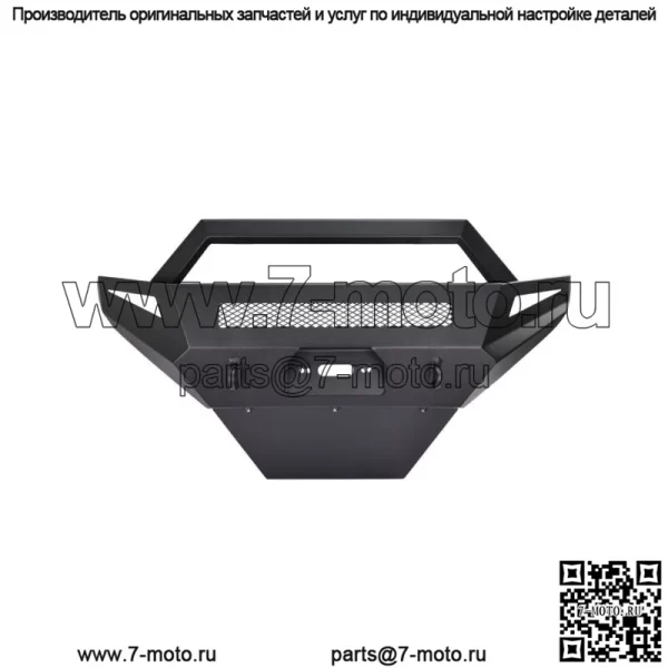 Толстый передний бампер с пластиной для лебедки, подходит для Polaris Ranger 1000 2018-2023 годов (для: Polaris)