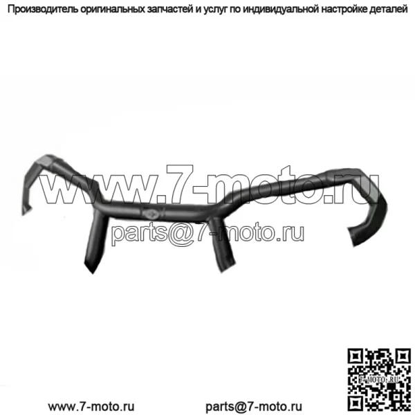 Polaris RZR 900 / 1000 Передний экстремальный бампер, черный, новый OEM 2879451 (для: Polaris)