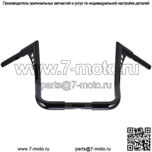 Для Harley Electra Glide Ultra Classic 1982-2023 Ape Hanger Handlebars 12" Rise