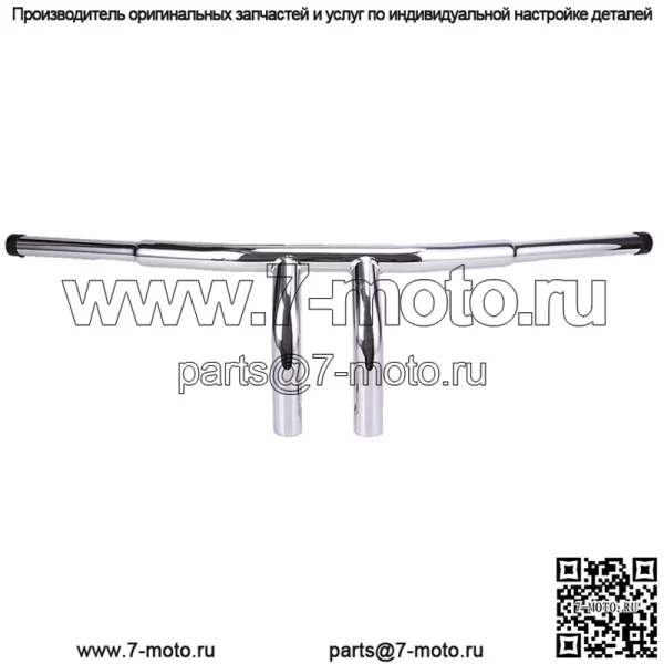 ДЛЯ HARLEY FLST FXS FAT 1-1/4" CHROME CUSTOM 8" RISE T-BARS HANDLEBAR DAG BAR