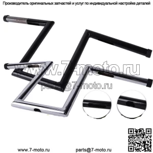 Мотоциклетные рули 1" Drag Z Bars Ape Hanger для Harley Custom Bobber Chopper