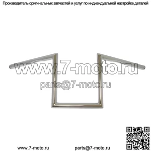 1" традиционный Z-образный руль 10" хромированный жесткий диск 21-234