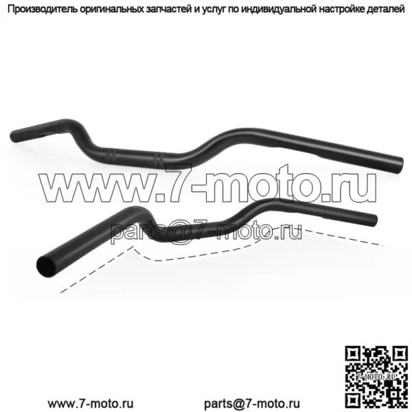 7/8" 22 мм трекер руля Drag черный для Can Am Outlander 650 700 800 1000 - Image 2