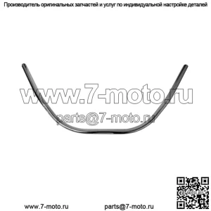 1 дюйм. Хромированный пляжный руль, изгиб