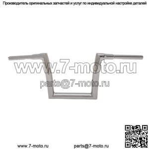 Руль полосовой 1 1/2", подъем 10", хром 0601-4880