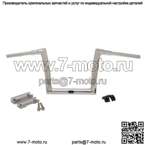 Руль Touring Strip 1-1/2", подъем 10", хром 0601-5197