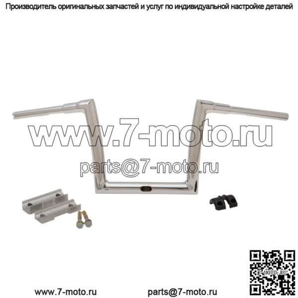 Руль Touring Strip 1-1/2", подъем 10", хром 0601-5197