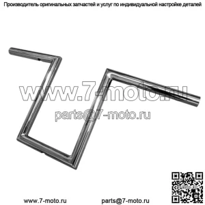 Узкие рули Old School 1" 10" хром LA-7380-10