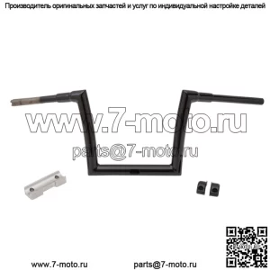 Руль Touring Strip 1-1/2", подъем 10", глянцево-черный 0601-5198