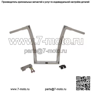 Руль Touring Strip 1-1/2", подъем 17", хром 0601-5203