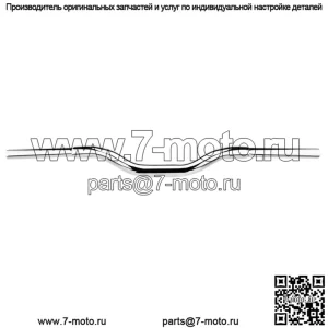 Руль 1 1/4" хром LA-7335-XXT