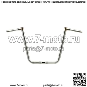 Руль Twin Peaks 1-1/4", 16 дюймов, нержавеющая сталь LA-7312-66SS
