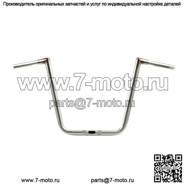 Руль Twin Peaks 1-1/4", 16 дюймов, нержавеющая сталь LA-7312-66SS
