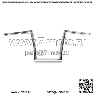 Руль полосовой 1 1/4" 12", хром 0601-2725