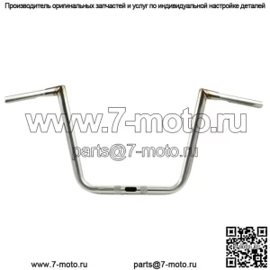 Руль Twin Peaks 1-1/4", 13 дюймов, нержавеющая сталь LA-7312-63SS