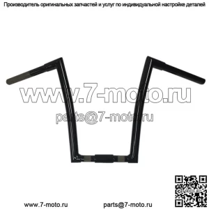 1 1/4" Руль полосовой 14" Черный Spr - 14" 0601-3573
