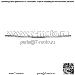 Руль 1" хром 6017-1052