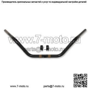 Руль Moose Knuckle 1 1/4", глянцево-черный LA-7312-07B