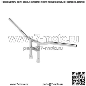 Руль 1" с прорезями, хром 6220-1056