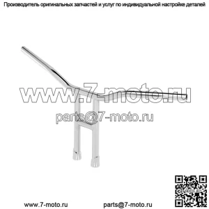 Руль 1" с прорезями, хром 6224-1056