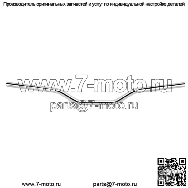 Руль Tracker 7/8", хром 0601-4098