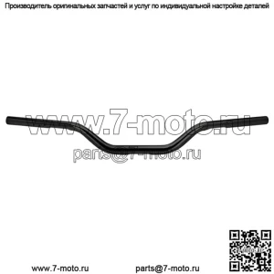 1" Руль с прорезями Черный 6308-2013