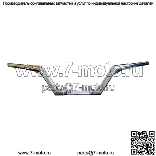 Руль V-Line 1 1/4" стандартный хром TM-2019CH