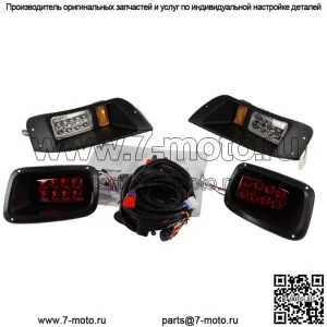Комплект светодиодных фар для гольф-кара, регулируемые фары для EZGO TXT 1994-2013