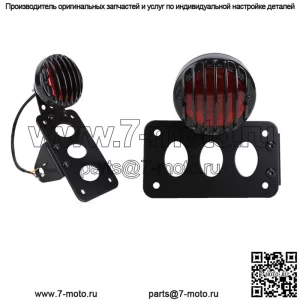 3/4" боковой тормозной номерной знак светодиодный задний фонарь для Harley Chopper Bobber XL