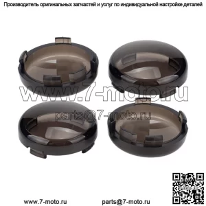 Для Harley Electra Glide Sportster Touring поворотный фонарь дымчатая крышка линзы 4x