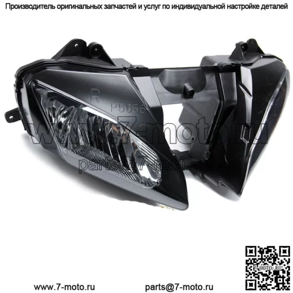 Передняя фара в сборе прозрачная для Yamaha YZF R6 YZF-R6 YZFR6 2006 2007