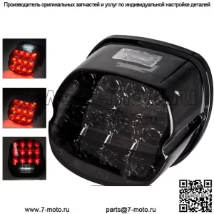 Светодиодные сигналы поворота и торможения, задний фонарь для Harley Touring Electra Glide Softail Dyna