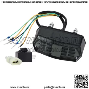 Универсальный мотоцикл светодиодные поворотники стоп-сигналы задний фонарь Bobber ATV Dirt Bike