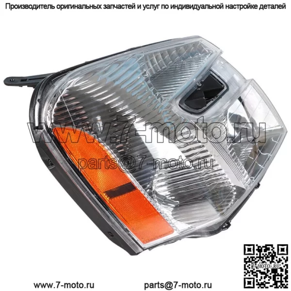 Фары для 2005-2009 Chevy Equinox галогенные, хромированный корпус, правая сторона, правая - Image 4