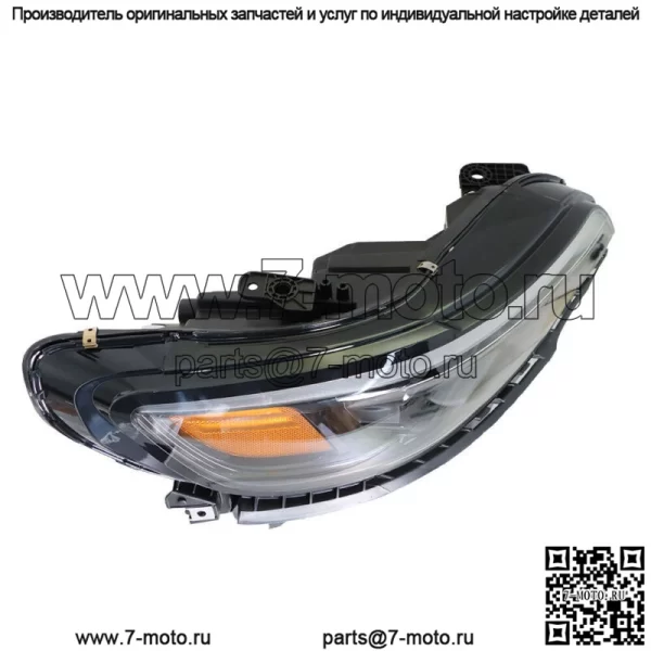 Фара передняя пассажирская для Jeep Cherokee 2019-2022 LED с черным корпусом балласта - Image 5