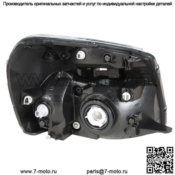 Левый для 2005-2009 Chevy Equinox Галогеновая фара в сборе хромированный корпус прозрачный - Image 5