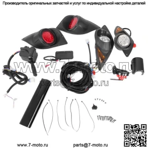 Комплект светодиодных фонарей 12 В + сигнал поворота и тормозной клаксон для Yamaha G29 YDR Drive 2007+ Golf