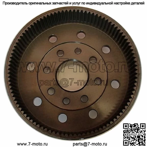 Зубчатый венец L110235 подходит для John Deere 210C 210LE 210LE 6200 6200L 6300L - Image 2