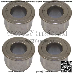Комплект из 4 втулок переднего колеса для самоходных газонокосилок 1-3/8" OD 3/4" ID 1" Tall