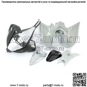 Для YAMAHA 700 пластиковые крылья кузова ПОЛНЫЙ комплект 2006-2024 СЕРЫЙ (для: более чем одного транспортного средства)