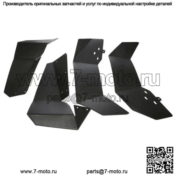 Для Polaris RZR-4 900 RZR-S 900 RZR-S 1000 Брызговики UTV Расширители крыльев 2015-2019 (для: Polaris) - Image 4