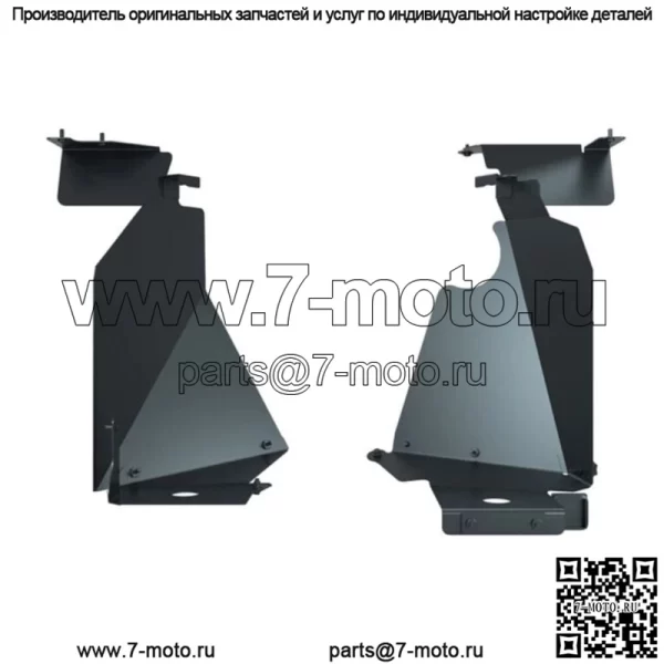 2018-2025 Оригинальные брызговики Polaris Ranger XP 1000/CREW 2889689