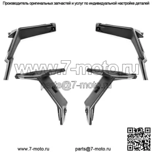 Расширители крыльев для Polaris RZR S 1000 / S4 1000 (2016-2020) - ТОЛЬКО передние