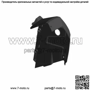 Переднее крыло Polaris, правое, белая молния, оригинальная деталь OEM 5453278-599 (для: Polaris)