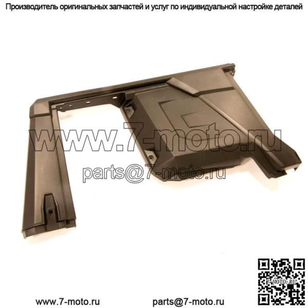 Polaris Fender-Mid, Crew, Right, Gloss Black, оригинальная OEM-часть 5451102-070 (для: Polaris) - Image 3