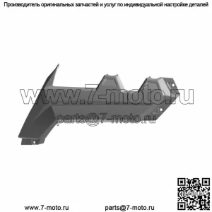 Polaris Левое заднее крыло, Velocity Blue, оригинальная OEM-часть 5450076-689, кол-во 1 (для: Polaris)