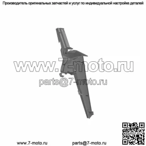 Заднее крыло Polaris Clip, окрашенное, правое, оригинальная деталь OEM 2635126-686