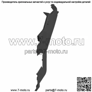 Заднее крыло Polaris в сборе, зажим, Indy Red, оригинальная деталь OEM 2636183-293 (для: Polaris)