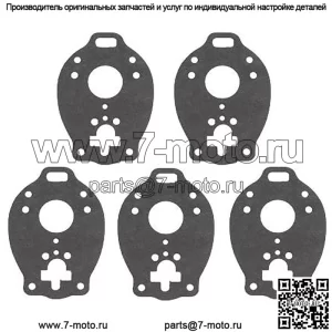 Прокладки карбюратора (5) Подходит для тракторов Ford, номер детали C3NN9516A / 70219976 / 15462A