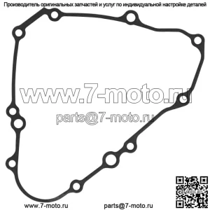Прокладка крышки левого картера для Honda CRF450RWE CRF450X 2019-2025